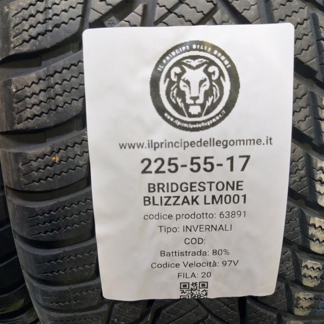 4 GOMME 225 55 17 BRIDGESTONE A63891 - Foto 2