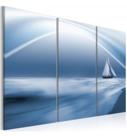 Quadro Con La Barca A Vela - ARREDALACASA