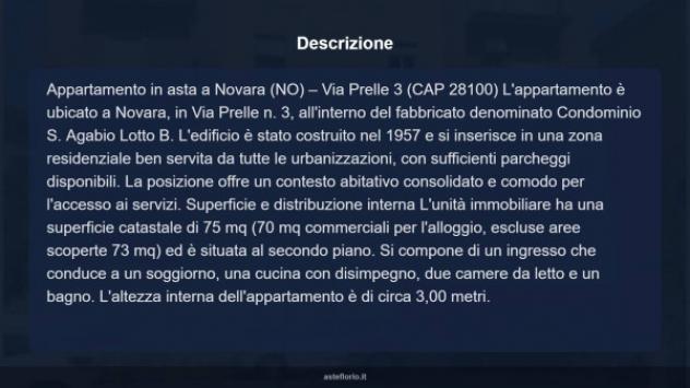 Immobile in asta di 75 m², box auto in vendita a Novara - Foto 16