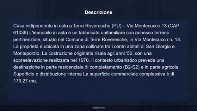 Immobile in asta di 179 m² con più di 5 locali in vendita a Terre Roveresche - Foto 13