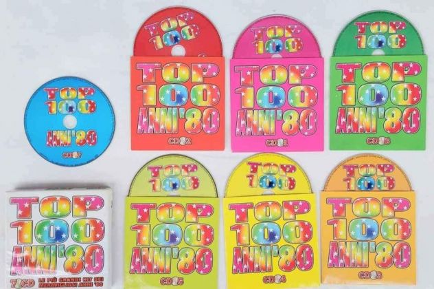 Cofanetto 7 CD Top 100 Anni '80 (Le Più Grandi Hit Dei Meravigliosi Anni '80) - Foto 3