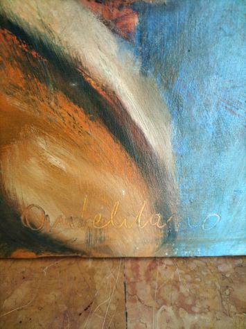 Quadro di Natale Autelitano 40 x 50 tecnica mista ritratto - Foto 4