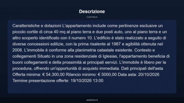 Immobile in asta di 117 m² in vendita a Iglesias - Foto 4