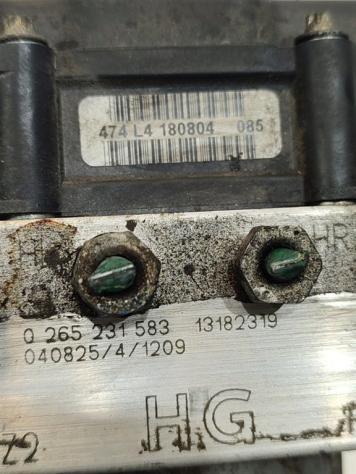 CENTRALINA ABS OPEL Tigra TwinTop 13182319 0265231583 Z14XEP benzina 1364 (0309) - Foto 4