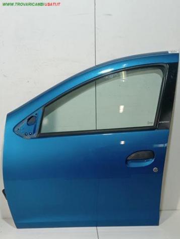 PORTA ANT. SX BLU MET CON AL / SE 999-U1561560 Carrozzeria Lamierati esterni Porte Porta ant. sx. DACIA - SANDERO - 2013 2016, DACIA - SANDERO II