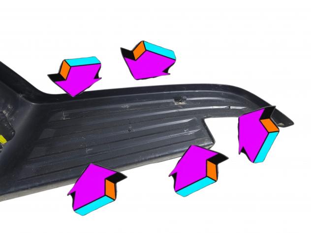 MODANATURA PARAURTI POSTERIORE FORD Ranger (TKE) GB3B-17B810-AA (11) - Foto 9