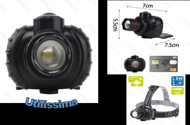 LED HEAD LAMP06 Marca Aigostar - Articolo Nuovo - Molto Utile - - Foto 3