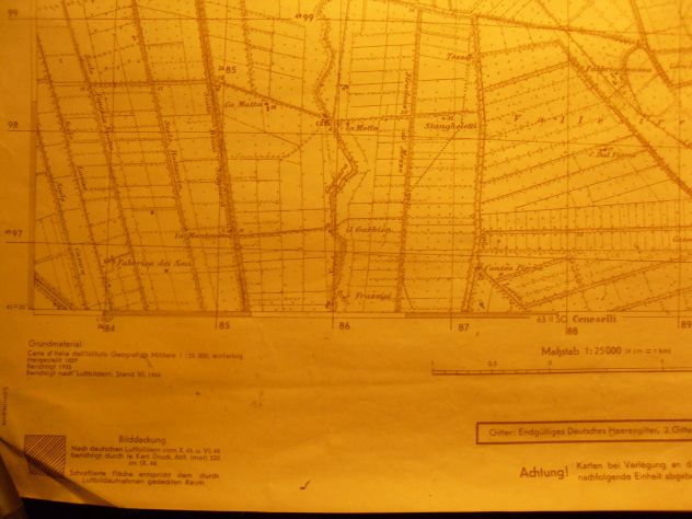 CARTINA GEOGRAFICA DELLA ZONA DI CASTAGNARO -VR- E DINTORNI DEL 1889/1935 - - Foto 3