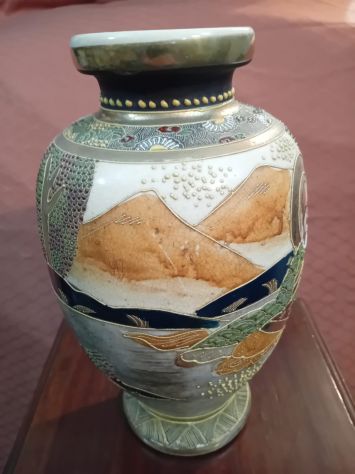ANTICO VASO ORIENTALE DIPINTO e DORATO - Foto 3