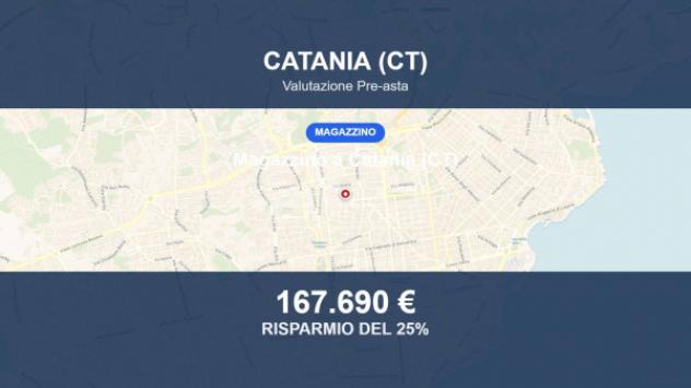 Immobile in asta di 842 m² in vendita a Catania