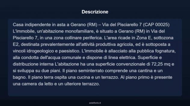 Immobile in asta di 72 m² in vendita a Gerano - Foto 3