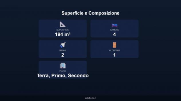 Immobile in asta di 194 m² in vendita a Mendicino - Foto 3