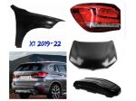 Bmw X1 19-22 cofano frontale radiatore kit airbag ammortizzatori