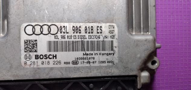 AUDI A3 S3 8P centralina motore 03L906018ES 0281018226 - Foto 4