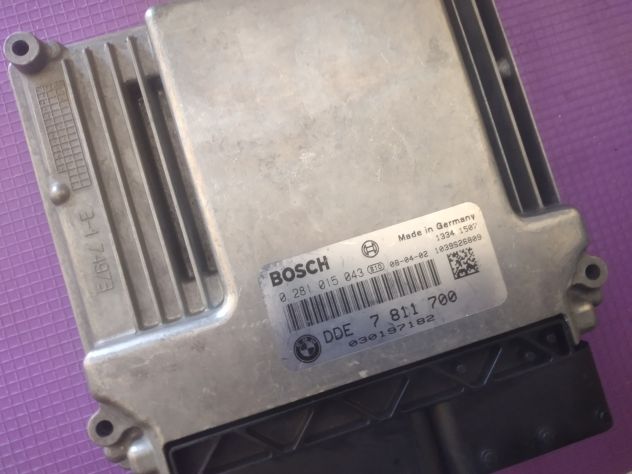 Centralina Motore BMW 0281015043 ECU Centralina BMW E87 2.0 Diesel 7811700-01 0 - Foto 3