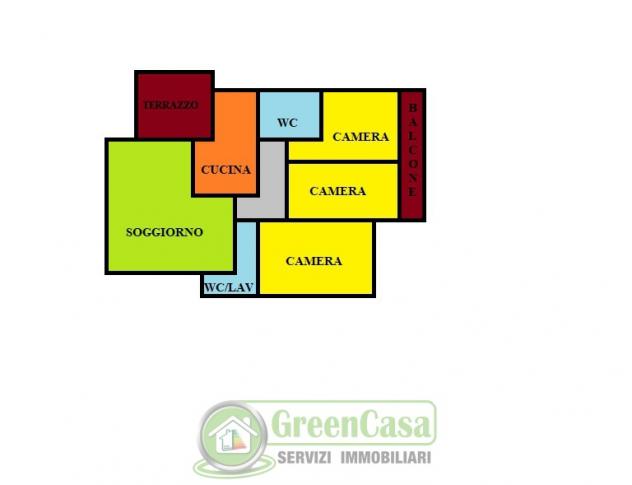 APPARTAMENTO di 4 vani e di 110 mq (CONCOREZZO) rif. IGC 4 LOC CONCOREZZO - Foto 13