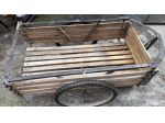 Carretto in ferro e legno anni '50 – robusto, restaurato, trasporto o arredo