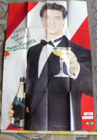MANIFESTO POSTER DI CIOE' - BRYAN GENESSE E CLAUDIO BAGLIONI - - Foto 2