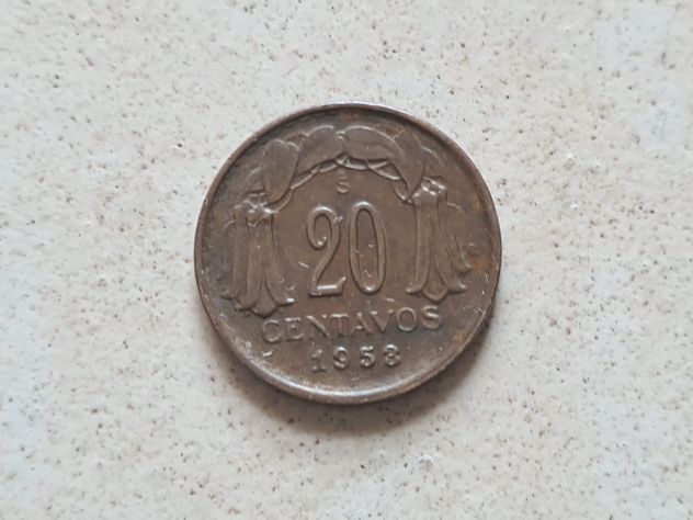 Moneta “20 Centavos”, 1953