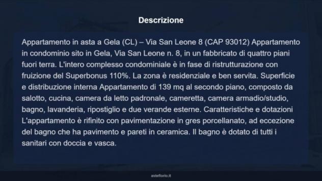 Immobile in asta di 139 m², box auto in vendita a Gela - Foto 16