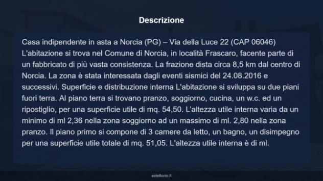 Immobile in asta di 145 m² con più di 5 locali in vendita a Norcia - Foto 18