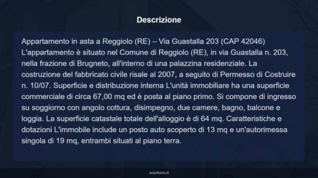 Immobile in asta di 67 m², box auto in vendita a Reggiolo - Foto 11