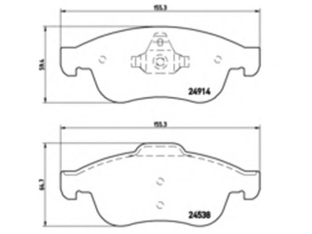 Kit freni dischi pastiglie Renault CAPTUR Ate Brembo Textar 0.9 1.2 1.5 - Foto 2