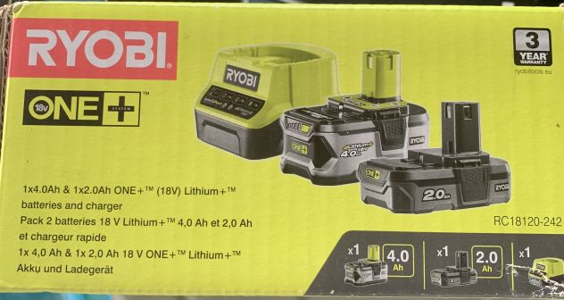MOTOSEGA RYOBI 18V + 2 BATTERIE + CARICATORE - Foto 5
