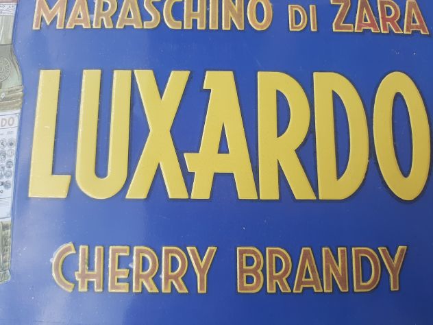 INSEGNA LUXARDO MARASCHINO DI ZARA  TARGA IN RILIEVO - Foto 4