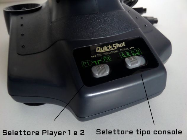 Volante Aereospaziale Quickshot QS-155 anni 80 Commodore, Atari, Amiga - Foto 9