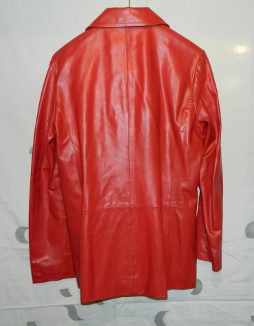 Giacca donna MAX&amp;Co. in pelle rossa 44 - Foto 2