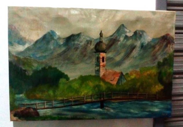 Quadro con paesaggio - Foto 2