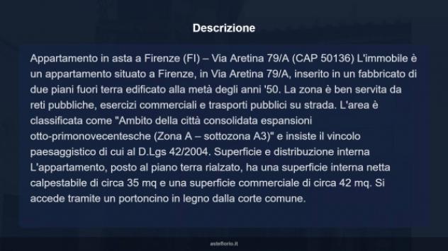 Immobile in asta di 35 m² in vendita a Firenze - Foto 7