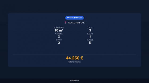 Immobile in asta di 60 m², box auto in vendita a Isola d'Asti - Foto 16