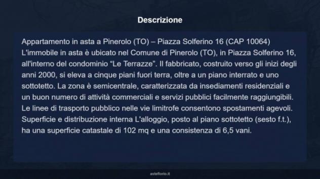 Immobile in asta di 102 m² con più di 5 locali e box auto in vendita a Pinerolo - Foto 5
