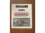 Gilera sp01 sp02 crono gfr adesivi come in foto tendicatena carter lat.