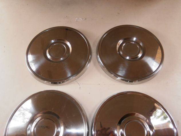 SET 4 COPPE RUOTA PER AUTOBIANCHI A112 ELEGANT PRIMA SERIE WHEL CUPS A112 ELEG - Foto 3