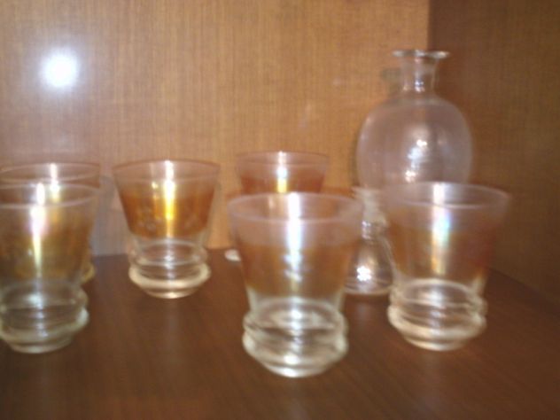 Bicchieri antichi in oro e vetro - Foto 2
