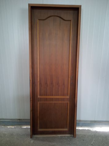 Porta in legno massello Noce Mansonia 213 x 78 x 13 cm. SX