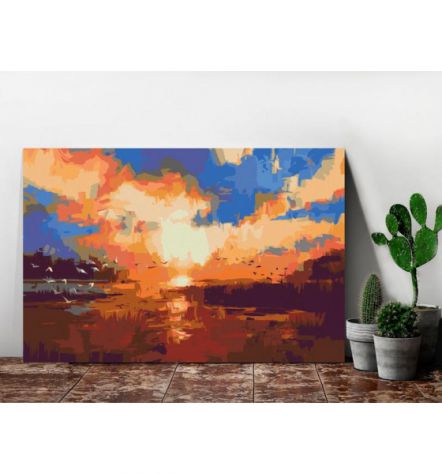 Quadro Fai Da Te 60x40 Cm. Mare N.2 ARREDALACASA Spedizione Gratis - Foto 2