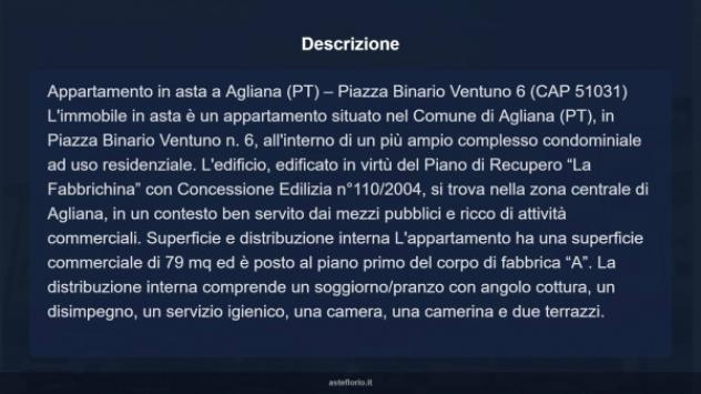 Immobile in asta di 79 m², box auto in vendita a Agliana - Foto 15