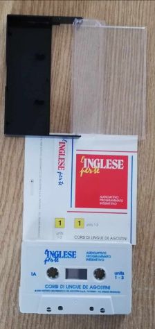 4 audiocassette di corsi di lingue De Agostini di inglese, francese, spagnolo... - Foto 4