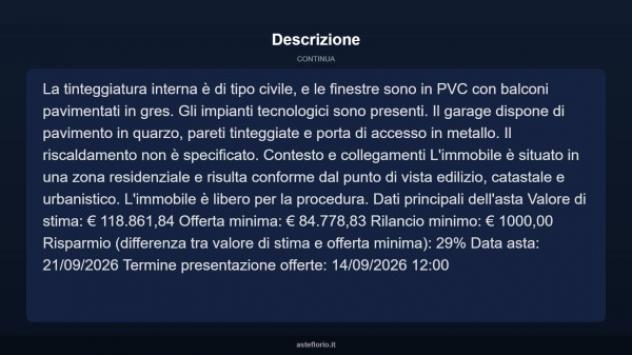 Immobile in asta di 106 m², box auto in vendita a Porto Sant'Elpidio - Foto 8
