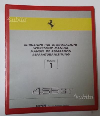 Ferrari 456 manuale officina riparazione
