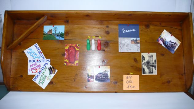 Bacheca Appunti in legno epoca '800 antico utensile reinterpretato - Foto 4