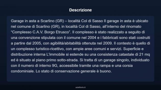 Immobile in asta di 21 m² in vendita a Scarlino - Foto 5
