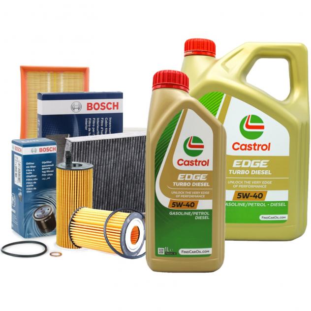 Kit Tagliando + Olio Motore Boscktb016+Cast5W40