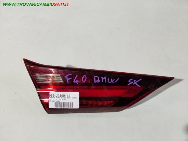 FANALE POST SX LED 63217450851 999-U1309112 Parti elettriche Fanaleria Fanali Fanale int. post. s BMW - Serie 1 F40 2019 -