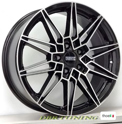 Cerchi in lega 19 FONDMETAL THOE Black Polish BMW - Foto 2