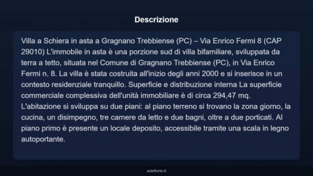 Immobile in asta di 294 m² con più di 5 locali in vendita a Gragnano Trebbiense - Foto 4